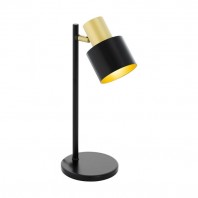Eglo-Fiumare T/L 1X60W E27 Table Light - Black/Gold